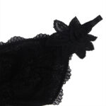 SUBBLIME – BABYDOLL TULLE FABRIC WITH LACE AND FLOWER DETAIL BLACK S/M Babydoll Lingerie | SEX Shop Ireland 20