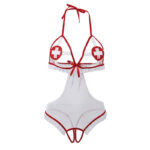 SUBBLIME – SEXY CROTCHLESS NURSE COSTUME L/XL Nurse costume | SEX Shop Ireland 16