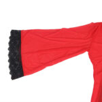 SUBBLIME – TRANSPARENT FABRIC ROBE WITH LACE DETAIL RED S/M Babydoll Lingerie | SEX Shop Ireland 24