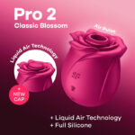 SATISFYER – AIR PULSE PRO 2 CLASSIC BLOSSOM VIBRATOR Clitoral Stimulators | SEX Shop Ireland 19