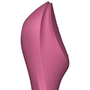 SATISFYER – CURVY TRINITY 3 AIR PULSE VIBRATOR RED Air Pulse Stimulators | SEXstore.ie 3
