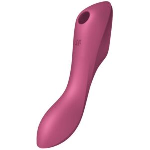SATISFYER – CURVY TRINITY 3 AIR PULSE VIBRATOR RED Air Pulse Stimulators | SEXstore.ie