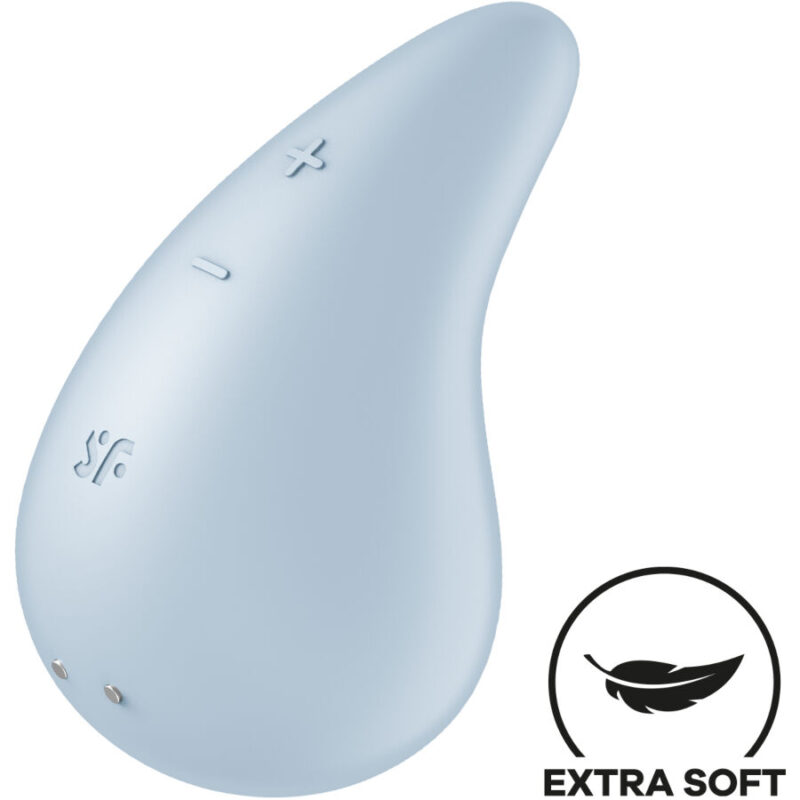 SATISFYER – DEW DROP VIBRATOR LAY-ON BLUE Clitoral Stimulators | SEX Shop Ireland 4