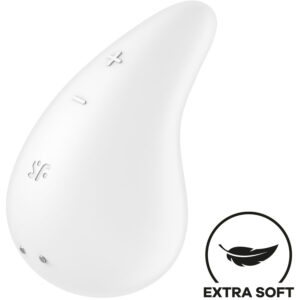 SATISFYER – DEW DROP VIBRATOR LAY-ON WHITE Clitoral Stimulators | SEX Shop Ireland