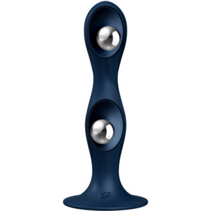 SATISFYER – DOUBLE BALL-R SILICONE DILDO BLUE Anal Dildo | SEX Shop Ireland 3