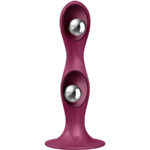 SATISFYER – DOUBLE BALL-R SILICONE DILDO GARNET Anal Dildo | SEX Shop Ireland 9