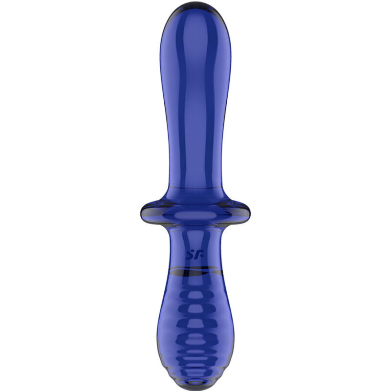 SATISFYER – DOUBLE CRYSTAL DILDO BLUE Metal & Glass Sex Toys | SEX Shop Ireland 6