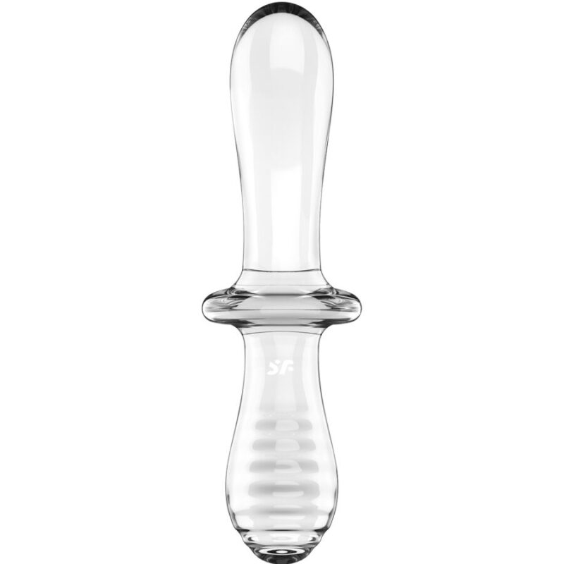 SATISFYER – DOUBLE CRYSTAL DILDO TRANSPARENT Metal & Glass Sex Toys | SEX Shop Ireland 6