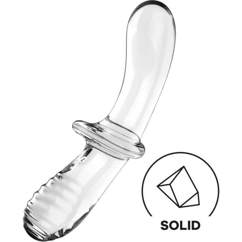 SATISFYER – DOUBLE CRYSTAL DILDO TRANSPARENT Metal & Glass Sex Toys | SEX Shop Ireland 7