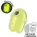 SATISFYER – GLOWING GHOST AIR PULSE & VIBRATOR YELLOW Clitoral Sucking Vibrator | SEX Shop Ireland 13