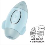 SATISFYER – MISSION CONTROL BLUE SMALL DOUBLE IMPULSE VIBRATOR Clitoral Stimulators | SEX Shop Ireland 14