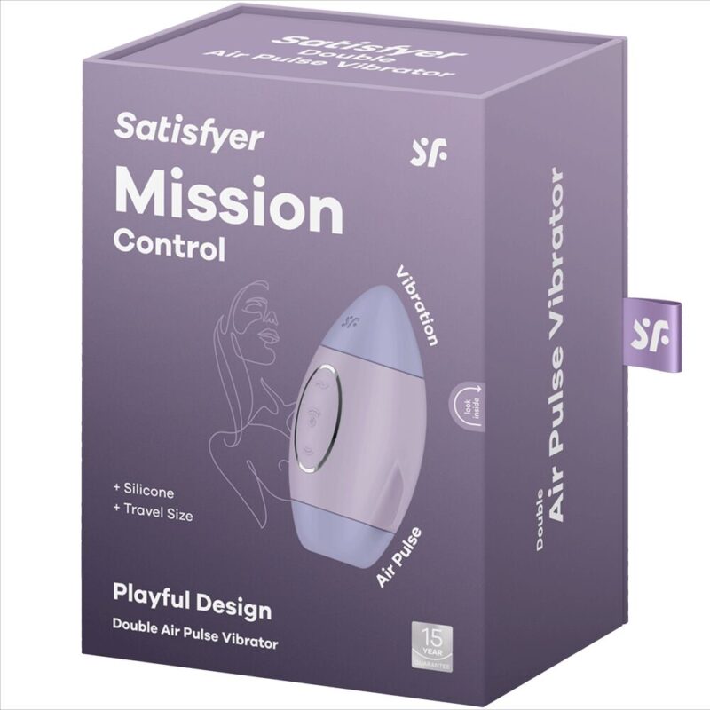 SATISFYER – MISSION CONTROL LILAC SMALL DOUBLE IMPULSE VIBRATOR Clitoral Stimulators | SEX Shop Ireland 8