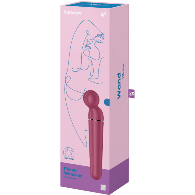 SATISFYER – PLANET WAND-ER VIBRATOR MASSAGER BERRY Sex Toys | SEX Shop Ireland 9