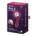 SATISFYER – PRO 2 GENERACIÓN 3 WINE RED BLUETOOTH & APP Clitoral Stimulators | SEX Shop Ireland 17