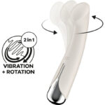 SATISFYER – SPINNING G-SPORT 1 ROTATOR VIBRATOR BEIGE G-spot Vibrators | SEX Shop Ireland 13
