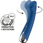 SATISFYER – SPINNING G-SPORT 1 ROTATOR VIBRATOR BLUE G-spot Vibrators | SEX Shop Ireland 13