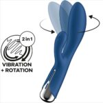 SATISFYER – SPINNING RABBIT 1 CLITORIS AND G-SPOT STIMULATION BLUE Rabbit Vibrators | SEX Shop Ireland 16