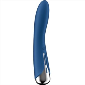 SATISFYER – SPINNING VIBE 1 G-SPOT BLUE ROTATOR VIBRATOR G-spot Vibrators | SEX Shop Ireland