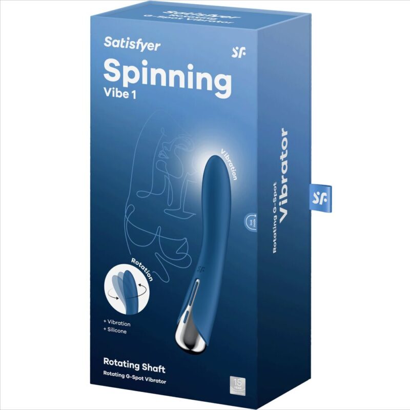SATISFYER – SPINNING VIBE 1 G-SPOT BLUE ROTATOR VIBRATOR G-spot Vibrators | SEX Shop Ireland 10