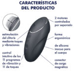 SATISFYER – TAP & CLIMAX 1 LAY-ON VIBRATOR BLACK Clitoral Stimulators | SEX Shop Ireland 14