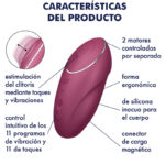 SATISFYER – TAP & CLIMAX 1 LAY-ON VIBRATOR RED Clitoral Stimulators | SEX Shop Ireland 14