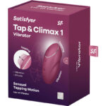SATISFYER – TAP & CLIMAX 1 LAY-ON VIBRATOR RED Clitoral Stimulators | SEX Shop Ireland 15