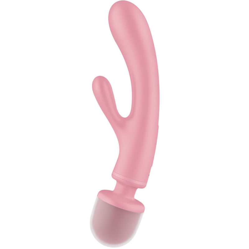 SATISFYER – TRIPLE LOVER RABBIT VIBRATOR MASSAGER PINK Rabbit Vibrators | SEX Shop Ireland 6