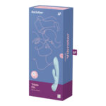 SATISFYER – TRIPLE OH HYBRID VIBRATION BLUE HI-TECH Vibrators | SEX Shop Ireland 11
