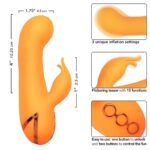 CALEXOTICS – MONTECITO MUSE VIBRATOR RABBIT ORANGE BY CALIFORNIA DREAMING Rabbit Vibrators | SEX Shop Ireland 20