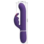 PRETTY LOVE – COALE RABBIT VIBRATOR 4 IN 1 PURPLE Rabbit Vibrators | SEX Shop Ireland 20