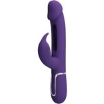 PRETTY LOVE – KAMPAS RABBIT 3 IN 1 MULTIFUNCTION VIBRATOR WITH TONGUE VIOLET Rabbit Vibrators | SEX Shop Ireland 14