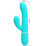 PRETTY LOVE – MULTIFUNCTION G-SPOT VIBRATOR AQUA GREEN Rabbit Vibrators | SEX Shop Ireland 9
