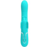PRETTY LOVE – MULTIFUNCTION RABBIT VIBRATOR 4 IN 1 BUTTERFLY AQUA GREEN Rabbit Vibrators | SEX Shop Ireland 16