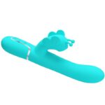 PRETTY LOVE – MULTIFUNCTION RABBIT VIBRATOR 4 IN 1 BUTTERFLY AQUA GREEN Rabbit Vibrators | SEX Shop Ireland 19