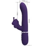 PRETTY LOVE – MULTIFUNCTION RABBIT VIBRATOR 4 IN 1 BUTTERFLY PURPLE Rabbit Vibrators | SEX Shop Ireland 21