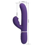 PRETTY LOVE – PERLITA G-SPOT VIBRATOR 3 IN 1 MULTIFUNCTION PURPLE Rabbit Vibrators | SEX Shop Ireland 22