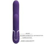 PRETTY LOVE – PERLITA G-SPOT VIBRATOR 3 IN 1 MULTIFUNCTION PURPLE Rabbit Vibrators | SEX Shop Ireland 23