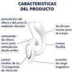 SATISFYER – G FOR GODDESS 1 RABBIT VIBRATOR WHITE Clitoral Stimulators | SEX Shop Ireland 12