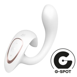 SATISFYER – G FOR GODDESS 1 RABBIT VIBRATOR WHITE Clitoral Stimulators | SEX Shop Ireland