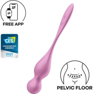 SATISFYER – LOVE BIRDS VIBRATING KEGEL BALLS PINK Fleshlights | SEX Shop Ireland