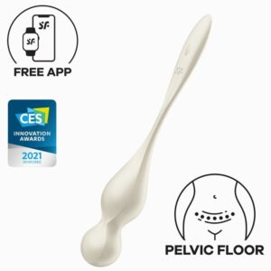 SATISFYER – LOVE BIRDS VIBRATING KEGEL BALLS WHITE Fleshlights | SEX Shop Ireland
