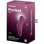 SATISFYER – POCKET PRO 1 CLITORIS STIMULATOR GARNET Clitoral Sucking Vibrator | SEX Shop Ireland 13