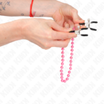 KINK – BEAD CHAIN NIPPLE CLAMPS PURPLE 30 CM BDSM Gear & Accessories | SEX Shop Ireland 12