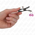 KINK – DOUBLE BELL NIPPLE CLAMP PINK 6 CM BDSM Gear & Accessories | SEXstore.ie 11