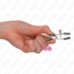 KINK – DOUBLE BELL NIPPLE CLAMP PINK 6 CM BDSM Gear & Accessories | SEXstore.ie 12