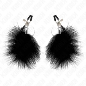 KINK – FEATHER NIPPLE CLAMP BLACK 7 CM BDSM Gear & Accessories | SEX Shop Ireland 3