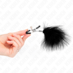 KINK – FEATHER NIPPLE CLAMP BLACK 7 CM BDSM Gear & Accessories | SEX Shop Ireland 10