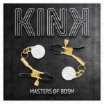 KINK – GLASS BEAD NIPPLE CLAMPS GOLD 6 CM BDSM Gear & Accessories | SEX Shop Ireland 13