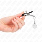 KINK – GLASS BEAD NIPPLE CLAMPS SILVER 6 CM BDSM Gear & Accessories | SEX Shop Ireland 12