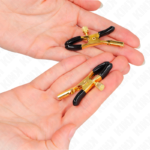 KINK – GOLD NIPPLE CLAMPS 6 CM BDSM Gear & Accessories | SEX Shop Ireland 11